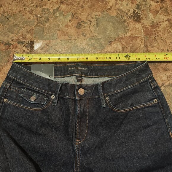 Banana Republic Jeans Womens 27/4R Dark Wash Boot Fit NWT MSRP 79.99 - Picture 3 of 11